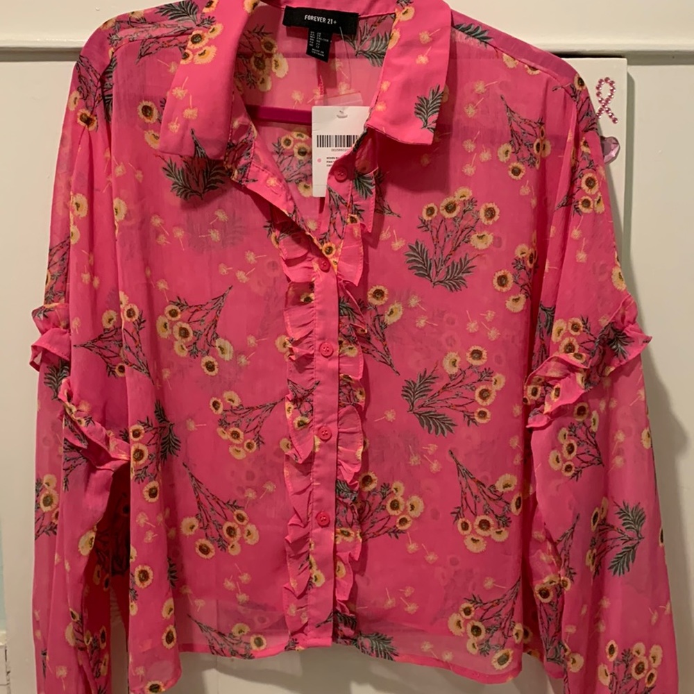 New Bright Floral Blouse